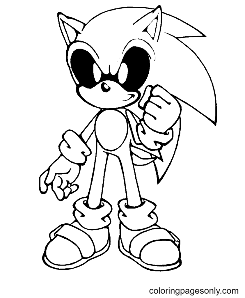 Sonic Exe and Mermaid coloring pages - TheWireMagazine